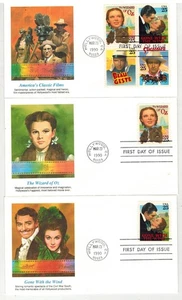 CLEASSIC FILMS 50th ANNIV SET OF 5 WIZARD OZ GONE WITH WIND JOHN WAYNE J GARLAND - Picture 1 of 3