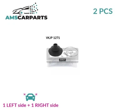 CV JOINT BOOT KIT PAIR WHEEL SIDE REAR VKJP 1271 SKF 2PCS NEW OE REPLACEMENT - Image 1 of 4