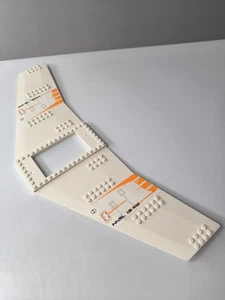LEGO placa de ala 3x18 con ventana blanca impresa 6979 Space mk.81 16144 Wing - Imagen 1 de 3