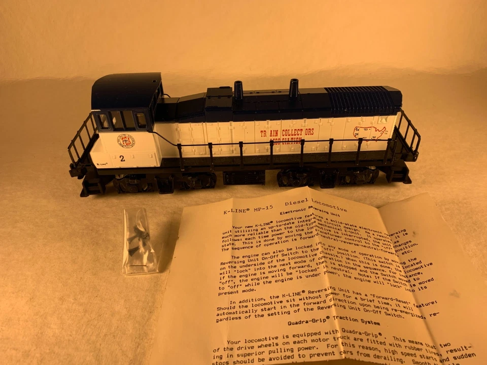 K-LINE 'O' GAUGE #K-2222, TCA MP-15 DIESEL LOCOMOTIVE #2, OB - Image 1 of 4