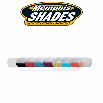 Memphis Shades Windshield for Batwing Fairing for 1988-2016 Harley Davidson jd Foto 1 de 4
