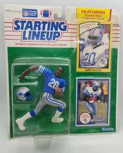 Barry Sanders 1990 Starting Lineup-Featuring Rookie Year Collectors Card - Picture 1 of 10