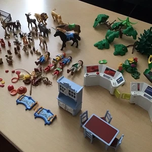 Playmobil Lote Mansión Victoriana Figuras Muebles Victorianos Gato Caballo Ciervo León - Imagen 1 de 7