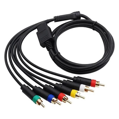 RGB/RGBS Cable for N64 SFC SNES  Video Consoles Composite Cable Strong1193 - Image 1 of 4