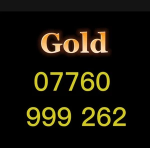 VIP Gold Mobile Number Easy Memorable SIM Platinum Diamond Business Lebara - Zdjęcie 1 z 1