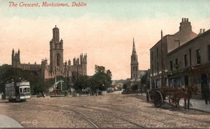 The Crescent Monkstown Dublin Ireland Postcard - Picture 1 of 2