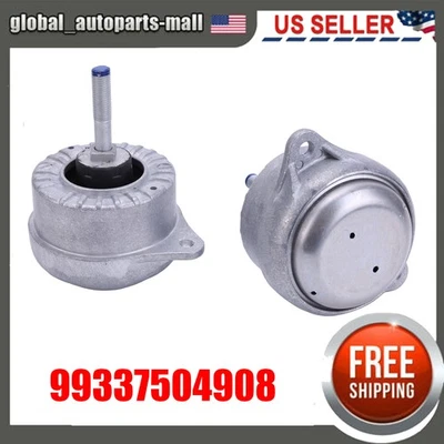 Pair Set of 2 Engine Mounts For Porsche 911 996 Carerra 1999-2005 99337504908 - Image 1 of 4