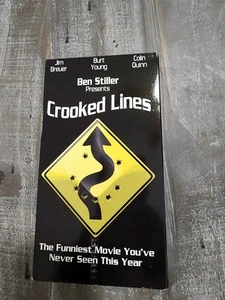 Ben Stiller Presents CROOKED LINES VHS - Picture 1 of 10