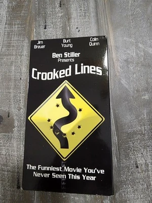 Ben Stiller Presents CROOKED LINES VHS - Image 1 of 4