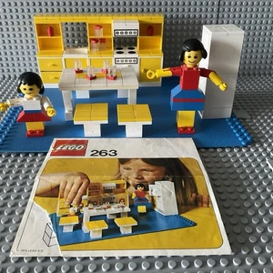 Lego 263 Küche Figur Großkopffiguren Homemaker Bauanleitung Platte (37) - Bild 1 von 14
