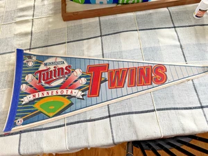 Pennant vintage MLB squadra sportiva Minnesota Twins - Foto 1 di 1