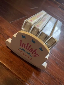 MINT: Vintage Lullaby Baby Cradle W/4 Lullaby Cassettes - Picture 1 of 7