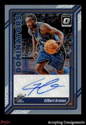 2023-24 Donruss Optic Dominators Signatures #4 Gilbert Arenas AUTO 42/99 Wizards - Image 1 of 2