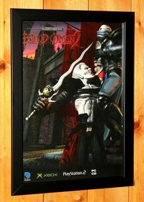 Blood Omen 2 Legacy of Kain Old Xbox  Promo Werbeblatt Poster Ad Page Frame - Bild 1 von 4