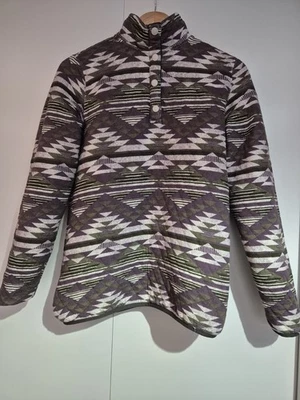 Orvis Womens Pullover Fleece Aztec Pattern Long Sleeve Size XS - Image 1 of 4