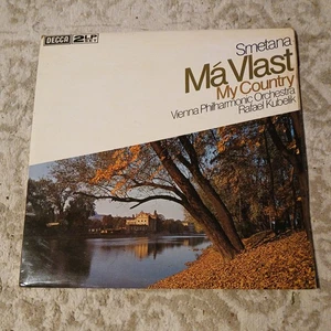Smetana Ma Vlast- Rafael Kubelik & Vienna Philharmonic - x 2 LP vinyl album  - Picture 1 of 15