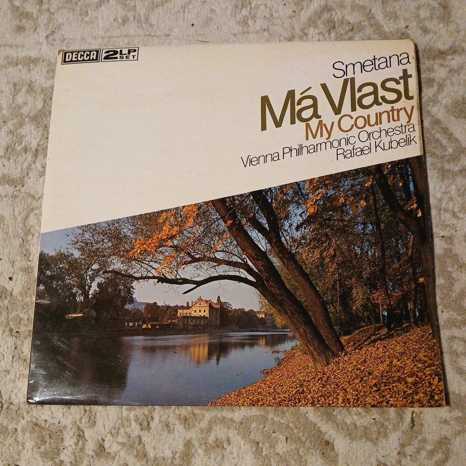 Smetana Ma Vlast- Rafael Kubelik & Vienna Philharmonic - x 2 LP vinyl album  - Image 1 of 4