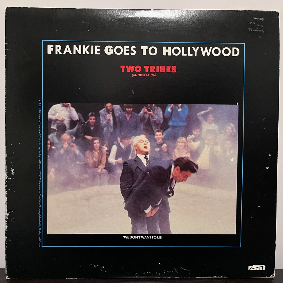 FRANKIE GOES TO HOLLYWOOD - Two Tribes War (1984) - 12" Vinyl Record Single - EX — 第 1/4 张图片