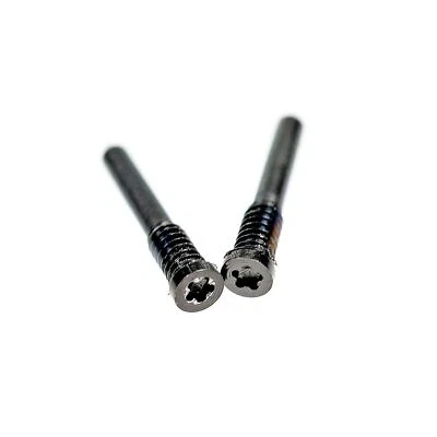 For iPhone X to 12 Pro Max - Bottom Screw Set - 2pcs - Black - Image 1 of 2