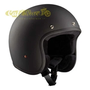 Casco jet BANDIT nero opaco omologato ECE in fibra di vetro - Foto 1 di 1