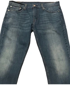 Levis 511 Jeans 33 Waist Dark Blue 33x30 Mens Slim Fit Red Tab Denim Stretch - Picture 1 of 13