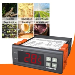 INKBIRD ITC-1000 Digitaler Temperaturregler Thermostat Alarm 220V NTC Sensor C/F - Bild 1 von 10