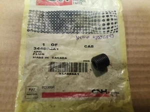 CNH CaseIH / Draper Header Knife Gear Box Drain Plug Part# 344594A1 / 48006445 - Picture 1 of 4