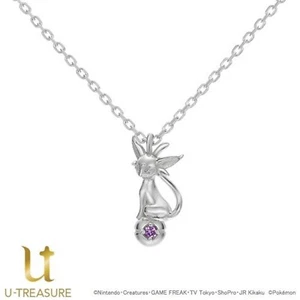 Pokemon Eifie Monster ball Necklace Silver U-treasure Japan NEW - Bild 1 von 2