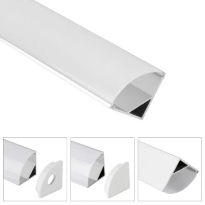 Aluprofil Aluminium Profile Alu Schiene Leiste LED-Streifen Leucht Eloxiert DE - Bild 1 von 4
