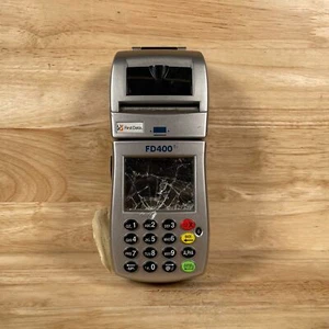 First Data FD400Ti Wireless Touchscreen Display Credit Card Reader - For Parts - Picture 1 of 4