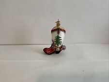 Old World Christmas Tree Cowboy Boot Ornament