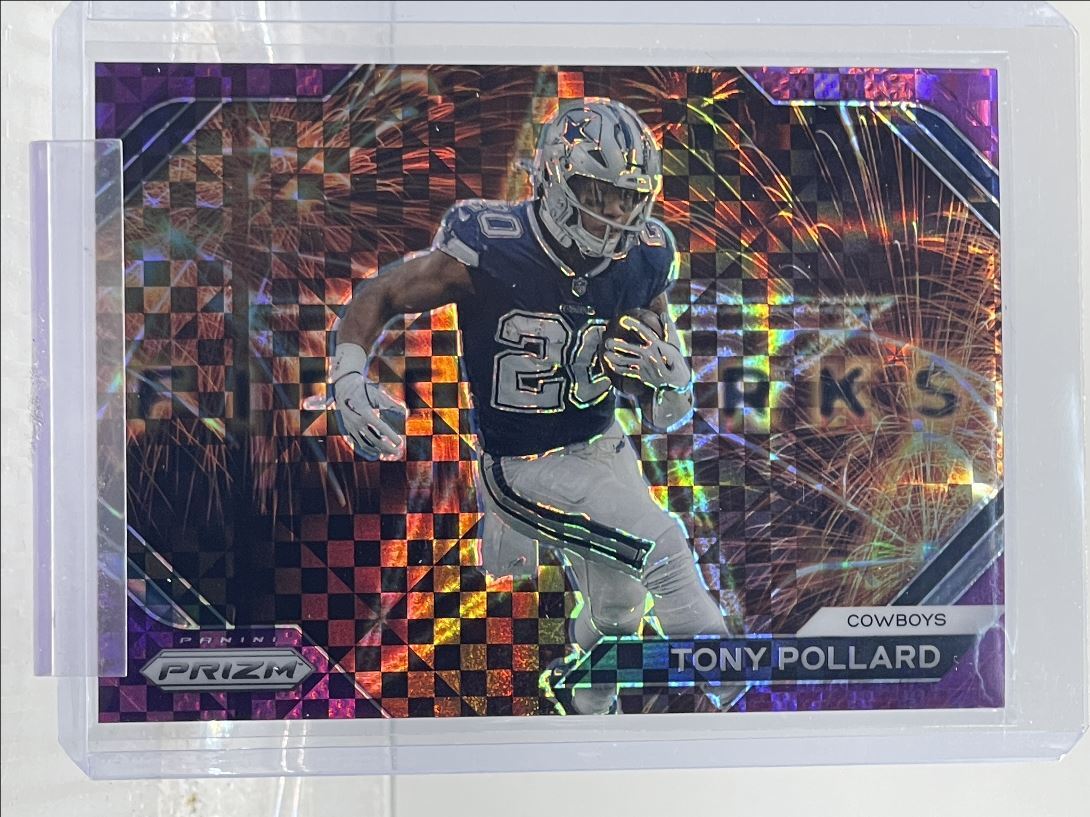 TONY POLLARD 2023 PANINI PRIZM FIREWORKS PURPLE POWER PRIZM /49 Q0313