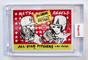 Topps Project70 - #ASG3 Shohei Ohtani & Jacob DeGrom by Gregory Siff - Picture 1 of 2