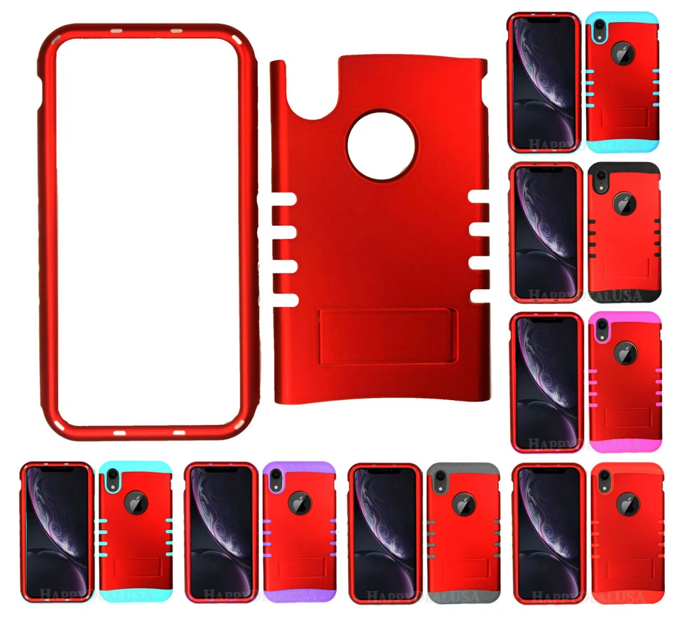 Para Apple iPhone XS MAX - KoolKase Armadura Híbrida Slicone Funda - Roja (R) Foto 1 de 1