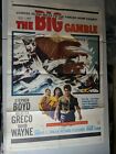 The Big Gamble (1961) - Affiche de film originale d'une feuille - 27" x 41" ~ bin372