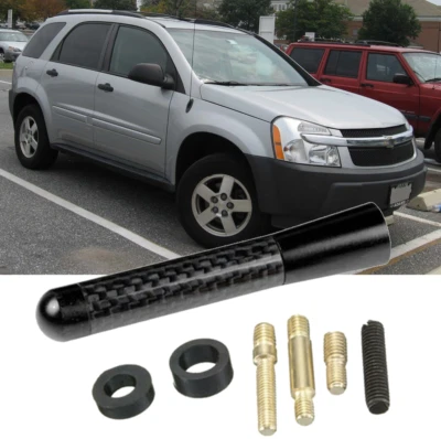 3'' черная углеродная антенна мачта род радио AM/FM для CHEVROLET EQUINOX 2005-2006 - Изображение 1 из 4