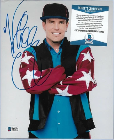 VANILLA ICE Signed 8x10 Photo Autographed AUTO Beckett BAS COA Cover