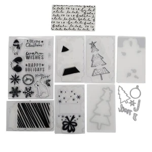 We R Memory Keepers Mini Evolution Stamp and Die Set  Winter 669969 New - Picture 1 of 7