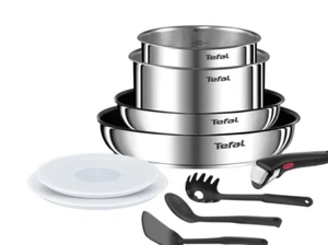 TEFAL Batterie Cuisine Emotion Lot de 10 Pièces Casseroles Poêles Inox Induction - Imagen 1 de 5