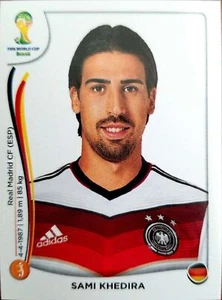 2014 Panini World Cup Stickers Soccer Sami Khedira #496 - Picture 1 of 1