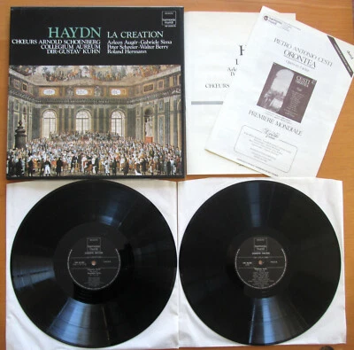 HM 20325/26 Haynd La Creation Arleen Auger Gustav Kuhn 2LP Harmonia Mundi NM - Image 1 of 4