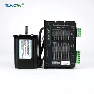 Runcin Nema23 1Nm 142Oz.in 4.2A motore driver passo-passo ibrido motore tenda intelligente - Foto 1 di 21