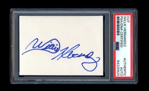 WILLIE HERNANDEZ SIGNED MINT CUT PSA/DNA AUTOGRAPHED DETROIT TIGERS 1984 WSC MVP - Picture 1 of 1