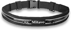 Mitavo Running Belt For Phone, Waist Bag Running with Reflective Strips, Water