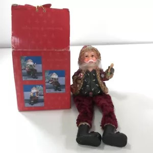 Christmas vintage colourful chrismas santa ornament - Picture 1 of 2