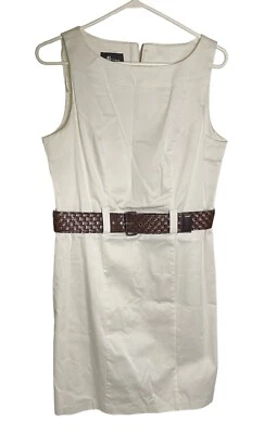 Women’s Dress AB Studio Career Shift  Belt Stretch  New Sz 12 - Image 1 of 4