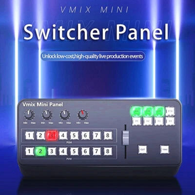 TYST Vmix Mini Switcher Control Panel MIDI2.0 8-Channel Video for for Vmix OBS  - Image 1 of 4