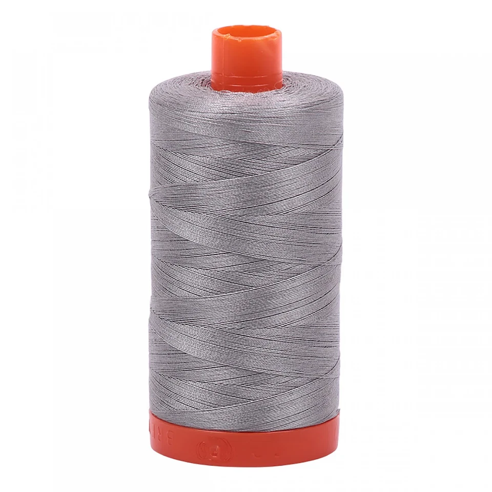 AURIFIL QUILT THREAD - 50 WT - 1422 yds #2620 Stainless Steel - Image 1 of 1