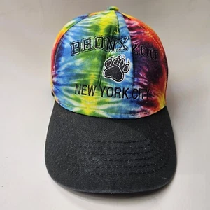 Bronx Zoo New York City Youth Tie Dye Hat NYC Paw Adjustable Kids Jacobson P0a - Picture 1 of 10