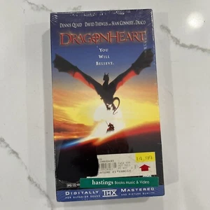 New! Dragonheart (VHS, 1997) Factory Sealed Rollmark Dennis Quaid - Picture 1 of 6